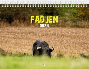 calendrier vaches - bovins - taureaux - animaux 2023 - association anti corrida fadjen